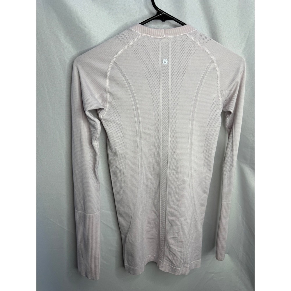Lululemon Swiftly Tech Long Sleeve 2.0 Lavender Pink‎ Crew Neck Running Shirt - Picture 4 of 11